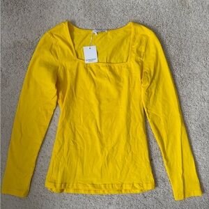 Mango pop yellow long sleeve
